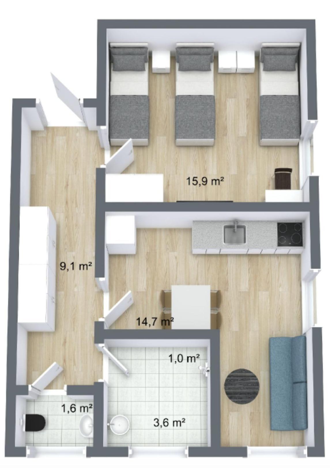 Wuerzburg Altbau-Citylofts מראה חיצוני תמונה